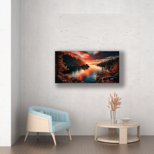 Mystic Emerald Bay 40x20 Canvas